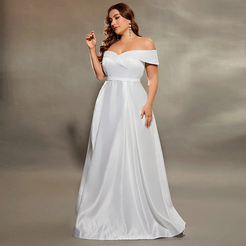Satín un hombro vestido de noche de verano nuevo Aliexpress desfile vestido de fiesta fábrica de suministro