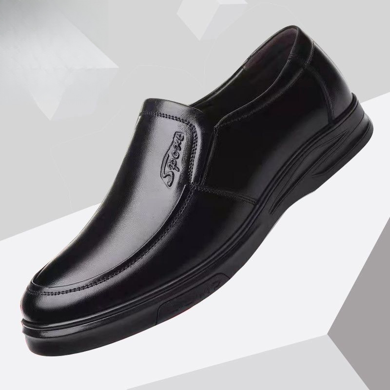 正品青年潮鞋男鞋2025夏季新款休闲鞋时尚韩版驾车透气男士皮鞋