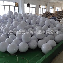 供应PVC/TPU充气纯白色沙滩球  广告促销气球 来图批发