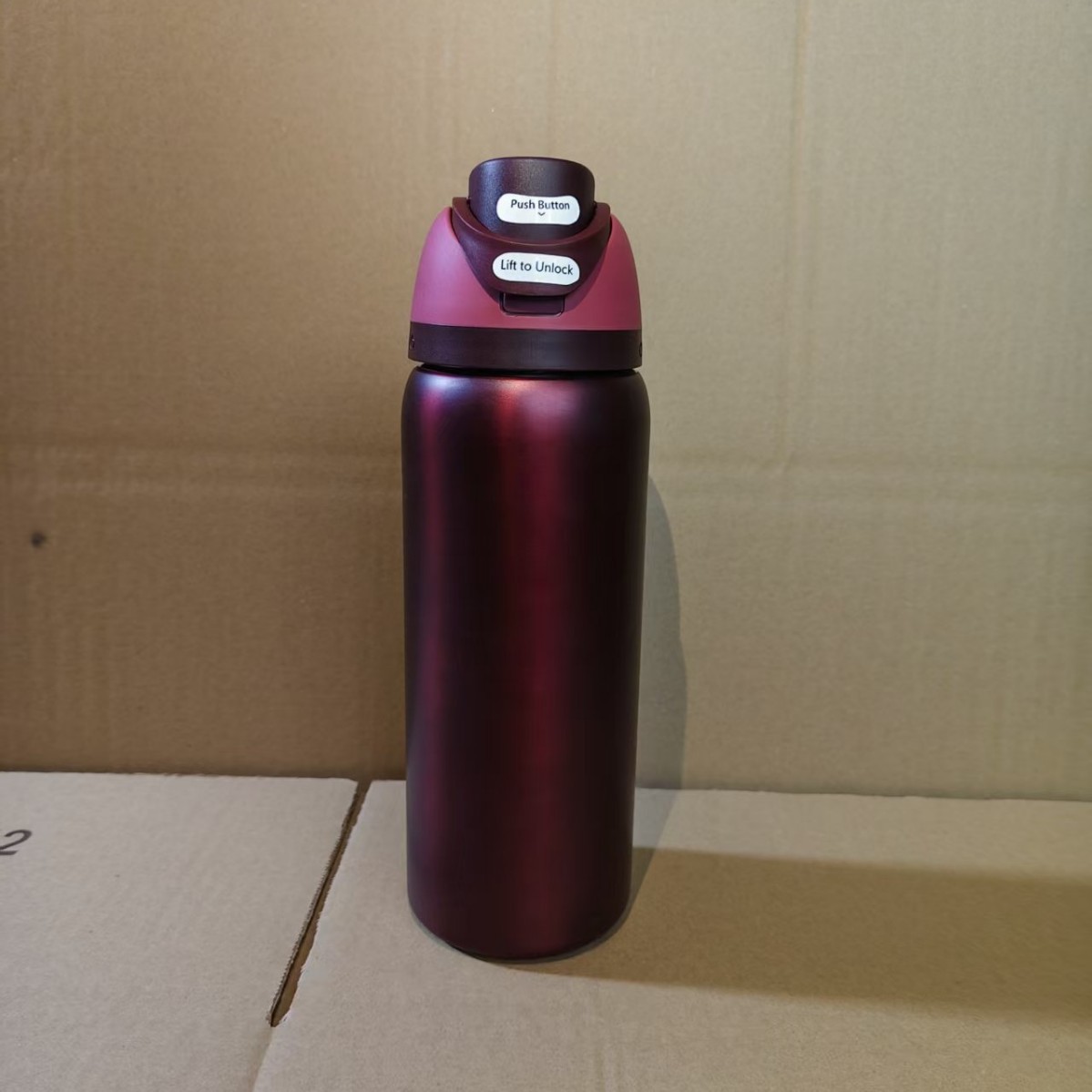 Termo Owala de acero inoxidable 304 de Amazon con asa, taza deportiva para agua, taza doble con pajita, gran capacidad