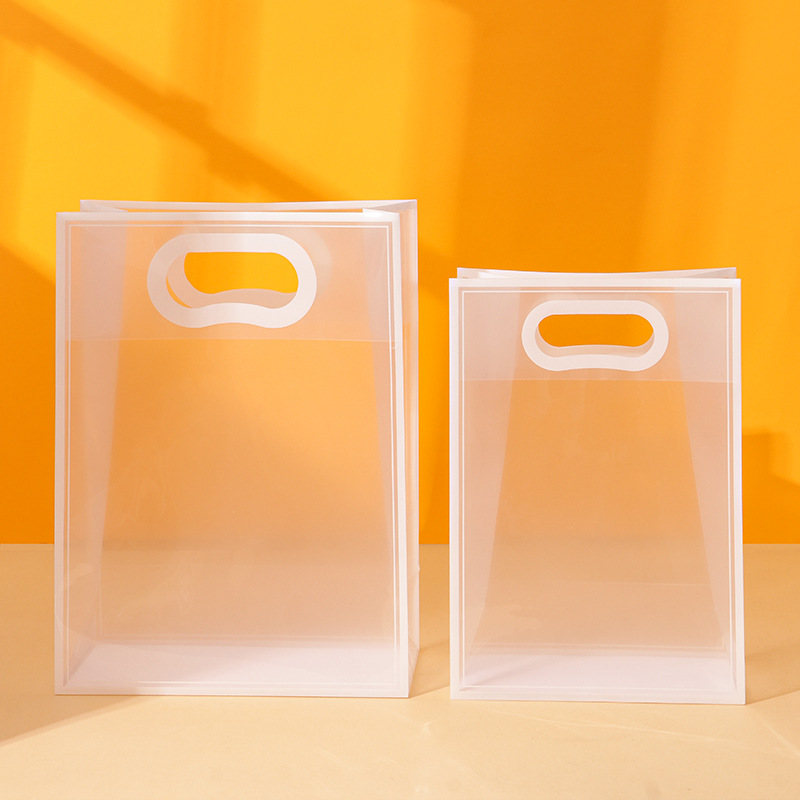 Bolsa de Regalo Creativa para la Vuelta al Cole, Bolsa de Regalo de Papelería, Bolsa de Regalo Transparente de Plástico de Alta Gama, Bolsa de Regalo