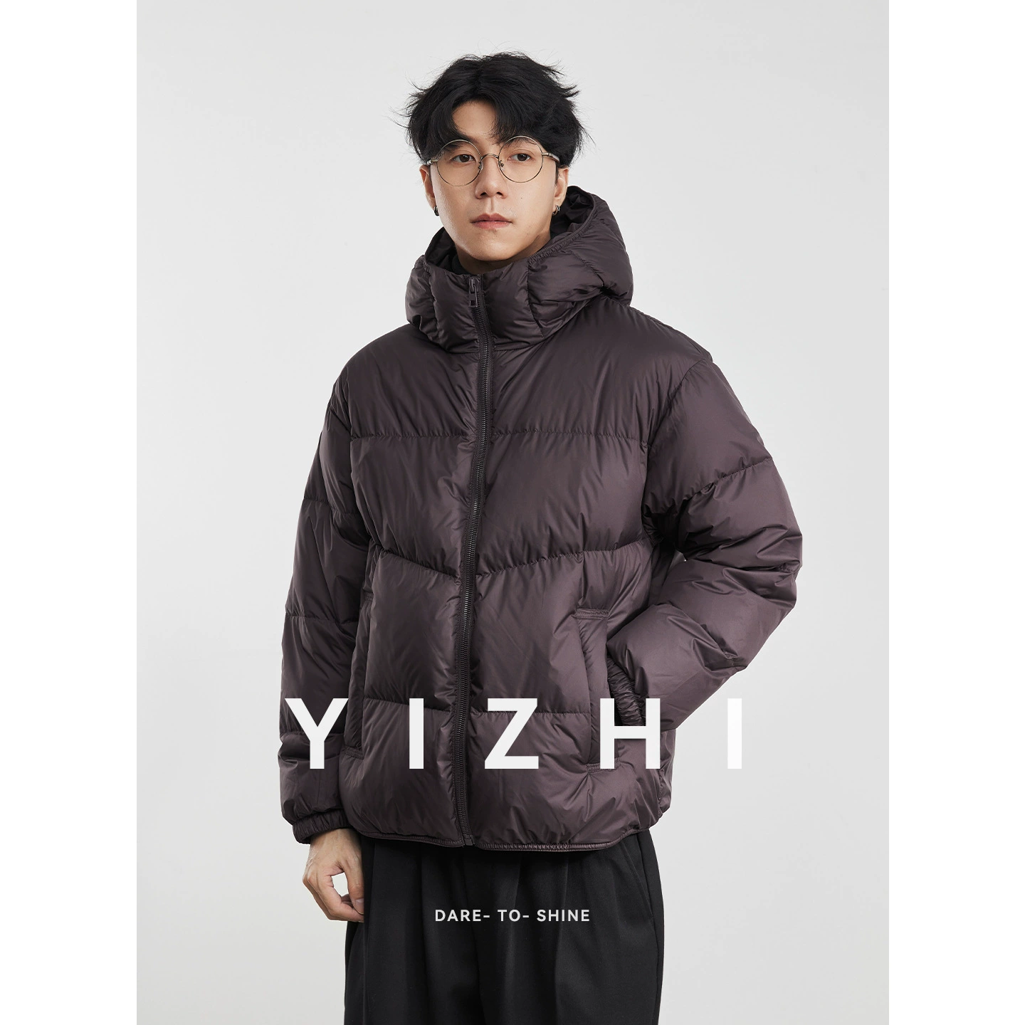 亦止『零感雪绒』90白鸭绒拒水科技零重力连帽羽绒服冬季百搭保暖