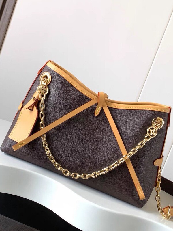 芯片版 原标 L购物袋carryall bb V  链条托特包真皮单肩斜挎女包|undefined