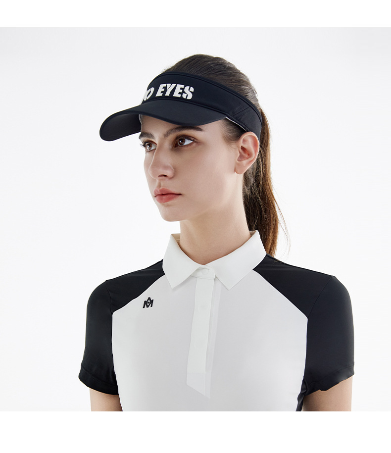 Mũ golf nữ không đầu Moeyes Magic Eye phối màu tương phản, dây hút mồ hôi chống nắng — M23MZ003-Đen Trắng, M23MZ003-Trắng Đen, M23MZ004-màu trắng, M23MZ005-màu trắng chi tiết 30