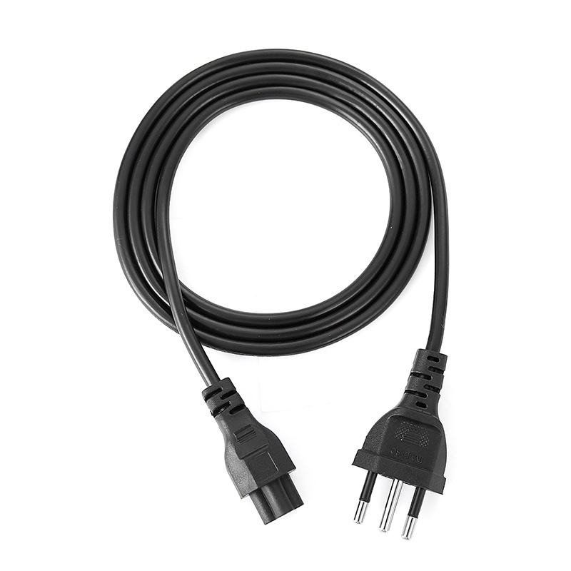 Brasil tres enchufe cable de alimentación Brasil pin cola cable de alimentación Brasil cable de alimentación tres enchufe pin cola cable de alimentación