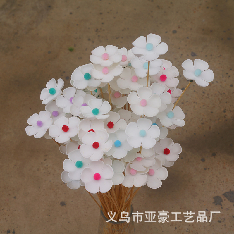 Dried violet flower bouquet decoration with sorghum core, high-end real eternal flowers for DIY Dried violet flower bouquet decoration with sorghum core, high-end real eternal flowers for DIY