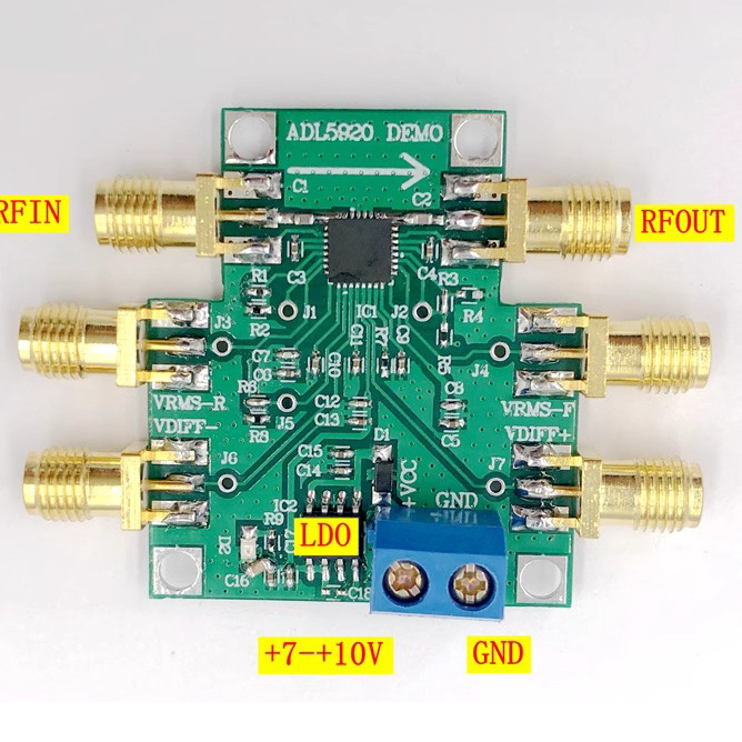 ADL5920 超宽带双向检测器9kHz-7 GHzRMS和VSWR检测器检测模块