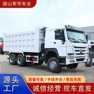 Export model: Sinotruk HOWO 6x4 dump truck, HOWO/dump truck, 375 horsepower sand and gravel transport vehicle
