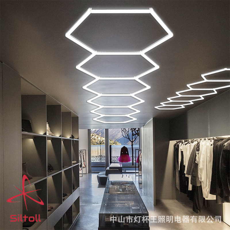 Copa de lámparas rey vestidora atmósfera de modelado lámpara de decoración impermeable pulverización anti-insectos led sin sombra deslumbrante panal de leña