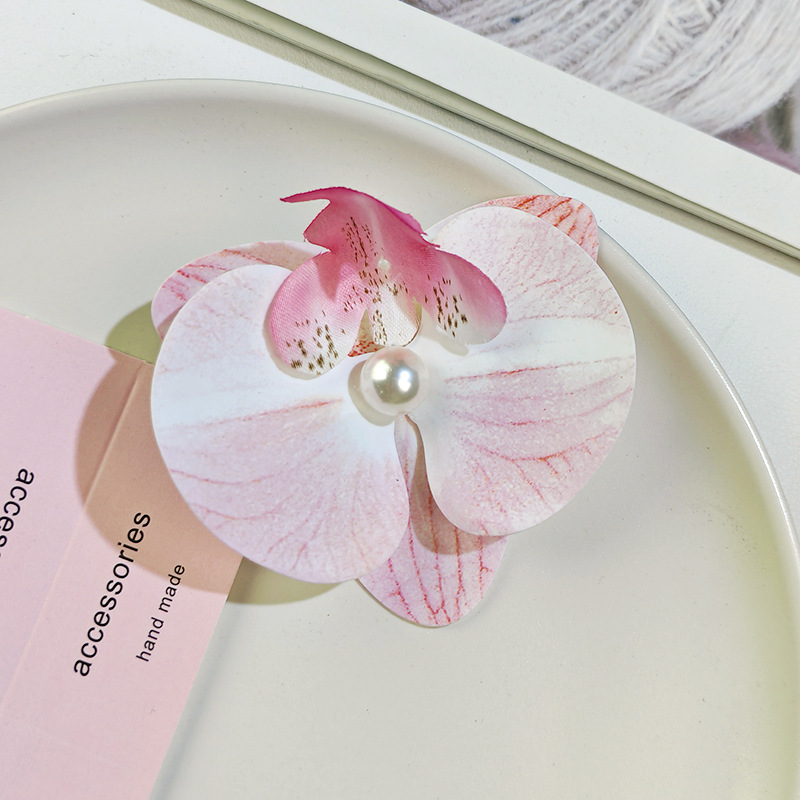 Phalaenopsis light pink flower core (with hairpin)