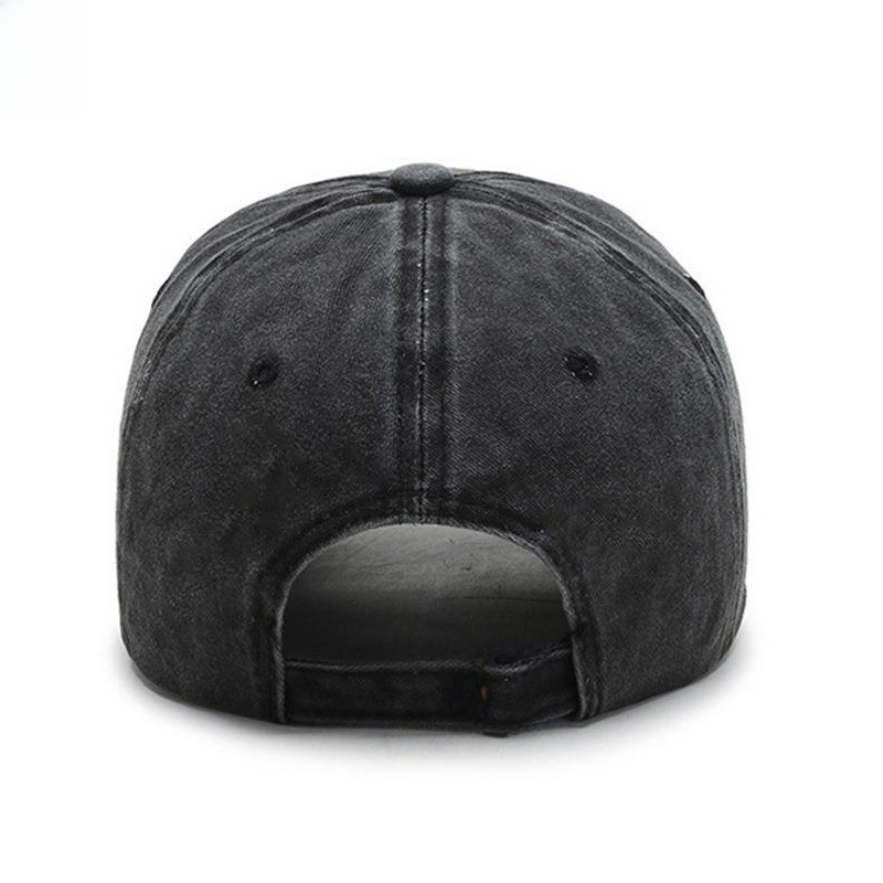 Chapéu Feminino Primavera e Verão Estilo Coreano Antigo Retro Canto Curvo Língua de Pato Chapéu Placa de Luz Cor Sólida Boné de Beisebol Casal Lavagem a Água Ca_voghion.com