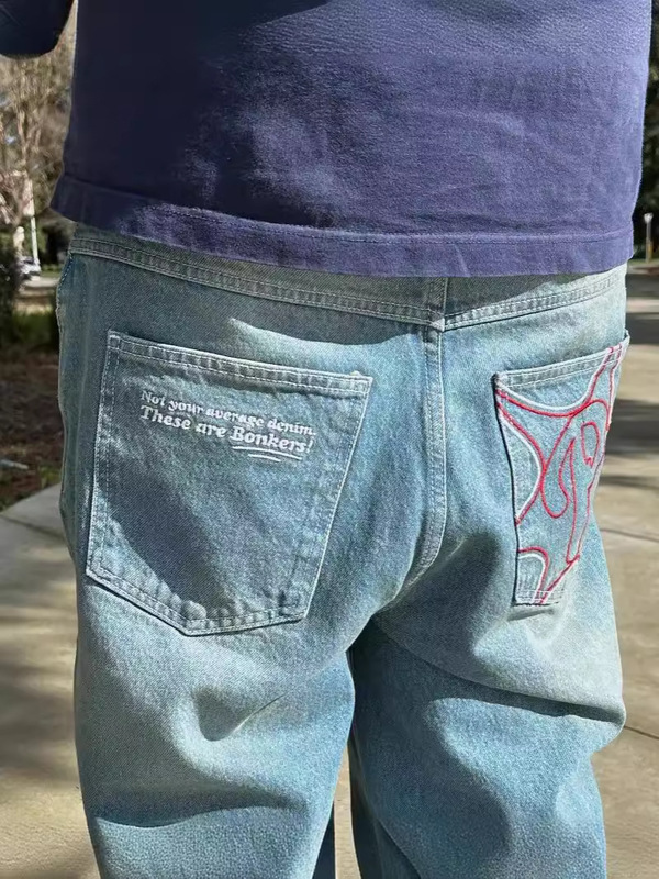 Streetwear Jeans Y2K Pants Harajuku Hip Hop Letter Loose Jeans Men's Clothing Fashion Jeans Streetwear Jeans Y2K Pants Harajuku Hip Hop Letter Loose Jeans Men's Clothing Fashion Jeans