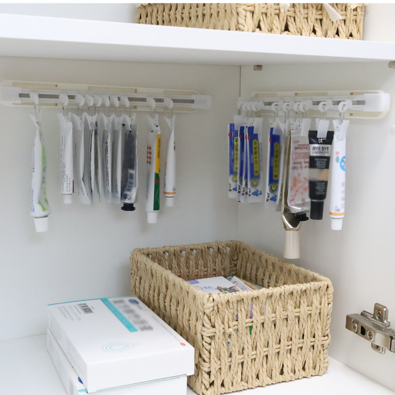 Estante Deslizante para Medicamentos de Plástico para Armario y Puerta de Gabinete