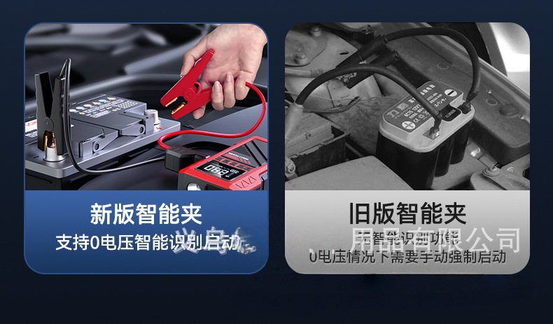 New Cross-Border Model of Vehicle-Mounted Emergency Power Supply All-In-One Device with Lithium Battery Jump Starter and Powerful Air Pump