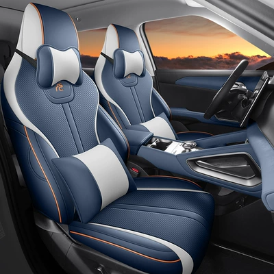 Modelə uyğun (Original) oturacaq örtükləri – Seat Cover Special All-inclusive Seat - deep-blue-deluxe-edition-note-the-model-year-rear-half-pack