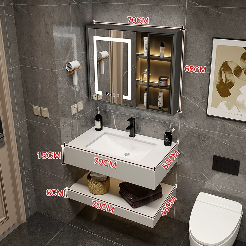 70cm con gabinete de espejo inteligente