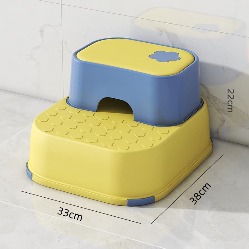 Taburete para niños y niñas bebé Lavado de Manos paso jardín de infantes taburete de plástico cepillado lavado de cara taburete antideslizante image 20