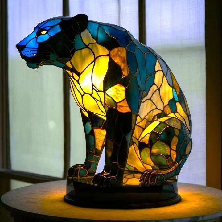 跨境Cat Lamp-Dachshund Lamp-Bigfoot Lamp树脂雕像LED灯摆件|undefined
