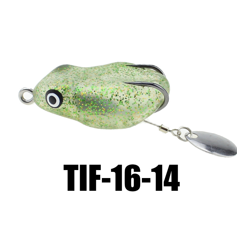 Mini Lei Rana Luya estilo tailandés pescado negro duro negro 45mm 8,5G