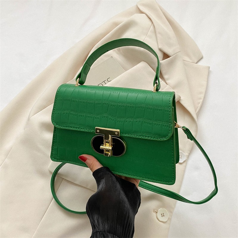 Bolso de moda coreano 2023 verano nuevo bolso de mujer personalidad cocodrilo bolso de hombro simple retro bolso de mochila