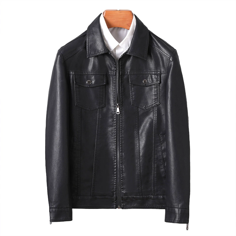 Черная стильная элитная теплая мужская куртка для отдыха, Slim Fit
