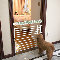 免打孔宠物栏杆隔离门栏伸缩防挡猫狗狗围栏栅栏室内护栏狗门凌之