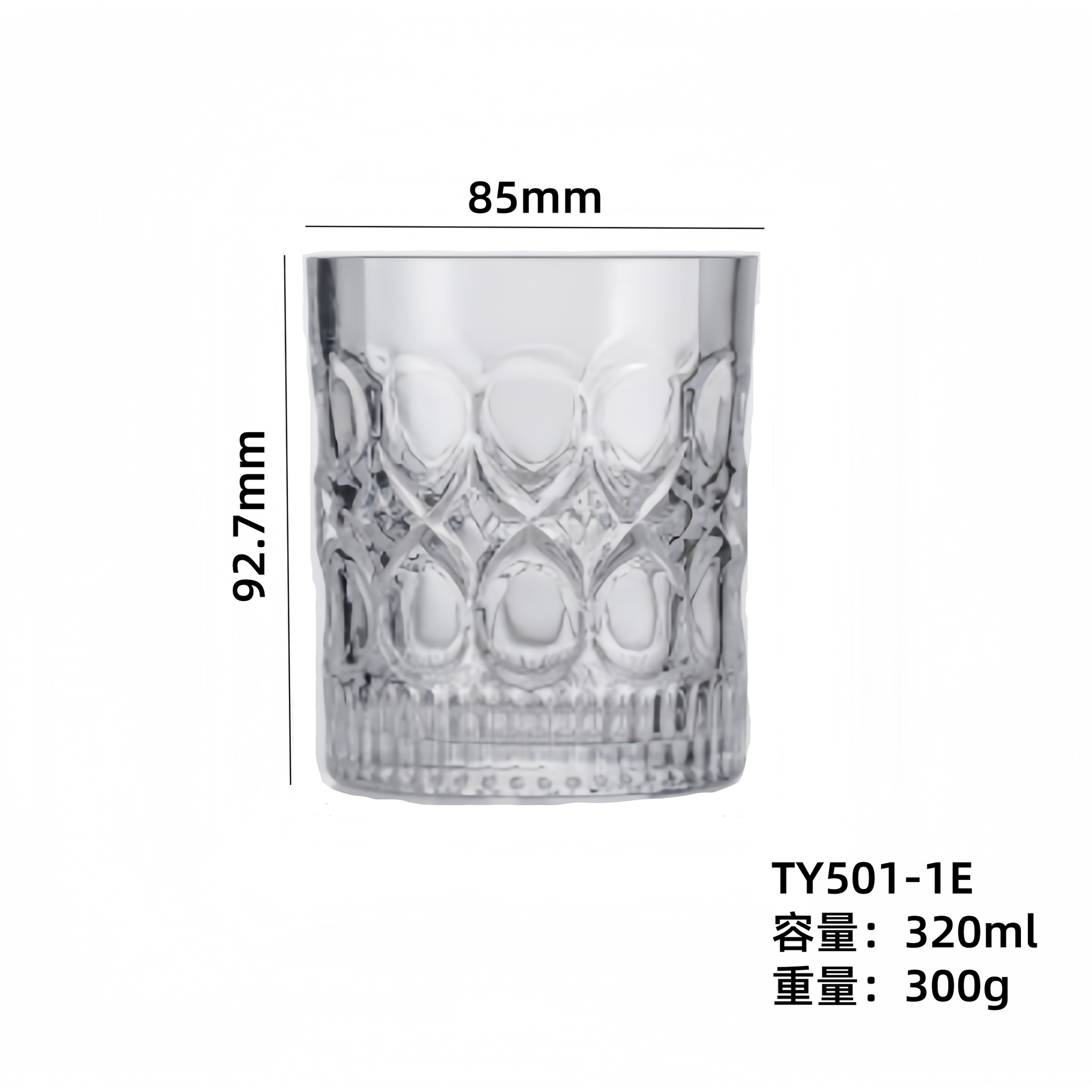 Relieve creativo engrosado tazas de whisky tazas clásicas tazas de licores tazas de vino caseras tazas de bar