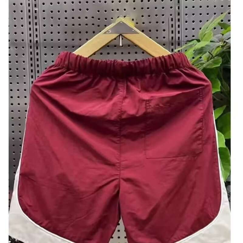 Men's Clothing Men's Trendy Casual Embroidered Shorts Patchwork Five Point Outdoor Sports Beach Pants Loose Fit_viptrois.com