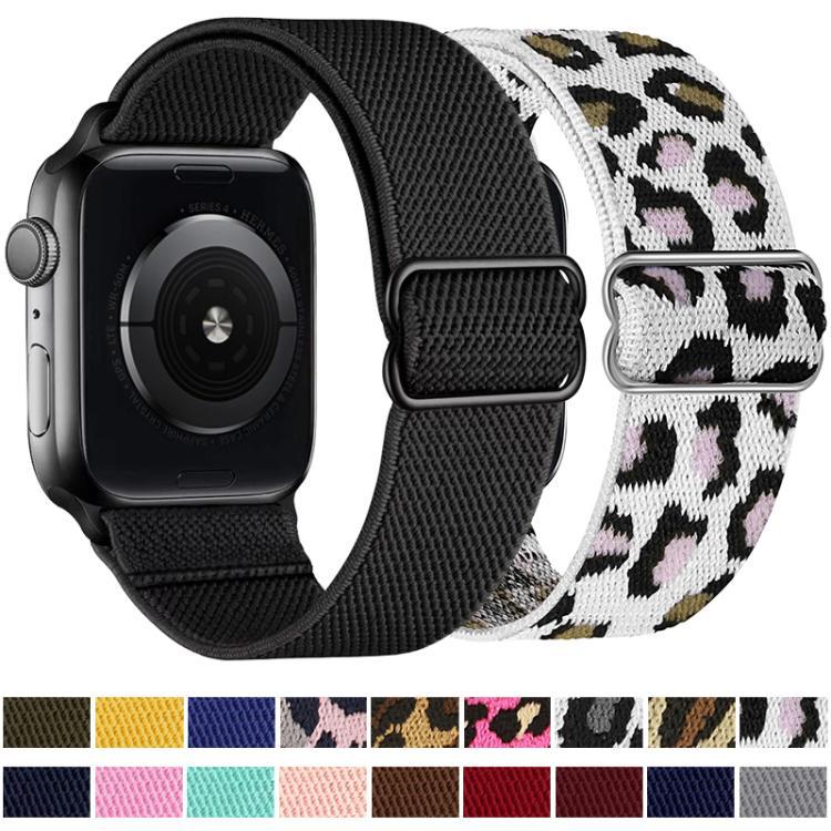 xDfind correa de nylon elástica ajustable para Apple Watch 42 / 44 / 45 / 46 / 49mm