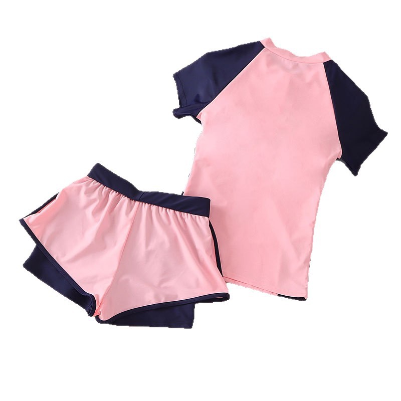 Traje de Baño Dos Piezas para Niña Set de 2 Piezas de Poliéster, Protección Solar, De Secado Rápido, para Natación image 6