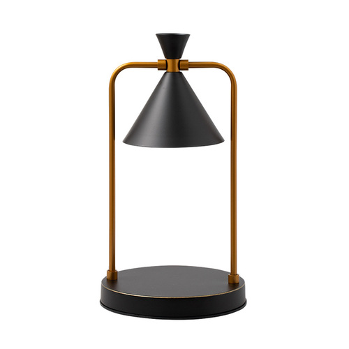Aromatherapy lamp American retro melt candle table lamp bedroom dimmable melt wax lamp metal romantic fragrance candle lamp
