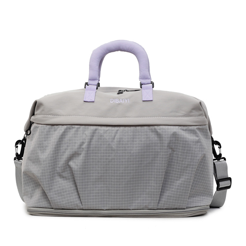 Bolsa de viaje de mujer ligera de gran capacidad bolsa deportiva de fitness bolsa de viaje corto bolsa de mano bolsa de embarque bolsa