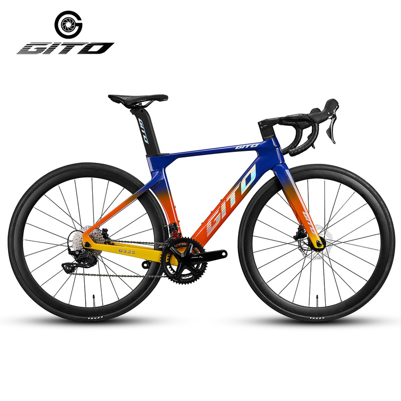 Gito Carbon Fiber Road Bike Hydraulic Disc Brake 105 Transmission Kit 24-Speed Internal Cable Routing Racing Bicycle Gito Carbon Fiber Road Bike Hydraulic Disc Brake 105 Transmission Kit 24-Speed Internal Cable Routing Racing Bicycle