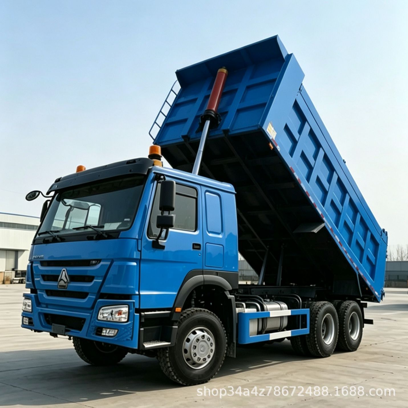 Export 10-Wheel Sinotruk Howo 371 Horsepower 6X4 Dump Truck Howo Engineering Transport Vehicle Dump Truck for Earthmoving Deposit