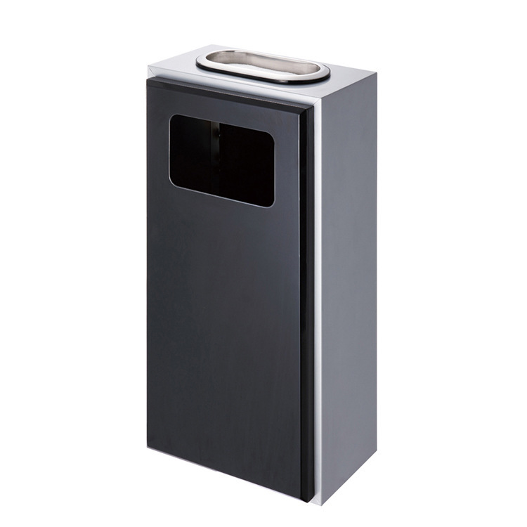 Wanxiangcheng GPX-4A comercial cubo de basura vertical de aleación de aluminio con humo Cenicero Hotel ascensor habitación