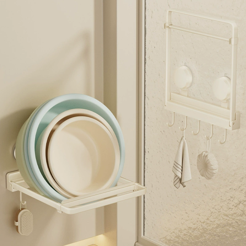 Подставка для раковины с присоской, настенное крепление для раковины, настенный балкон, полка для хранения вещей в ванной комнате, умывальник для ног, место для хранения раковины