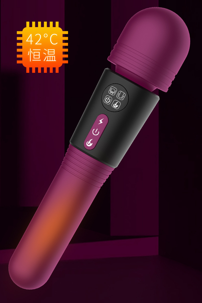 Harley Dual-Head Heating Vibrator with LCD Display, 10 Vibration Modes, USB Rechargeable — detail image 18