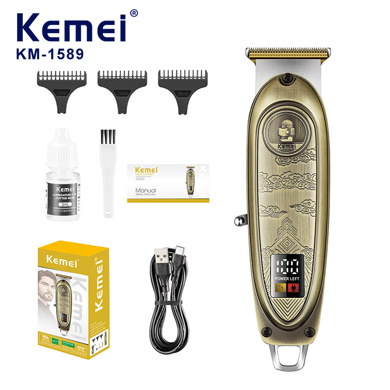 Corte de pelo KM - 1589 cortador de pelo de metal cortador de pelo cortador