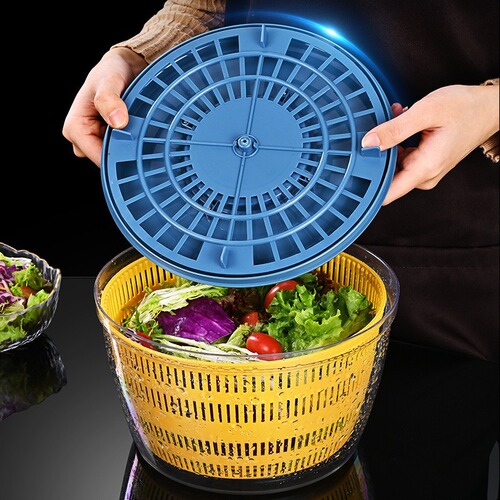 Cross-border Amazon household kitchen fruit and vegetable spinner drainer vegetable washing and water-drying artifact electric vegetable dehydrator