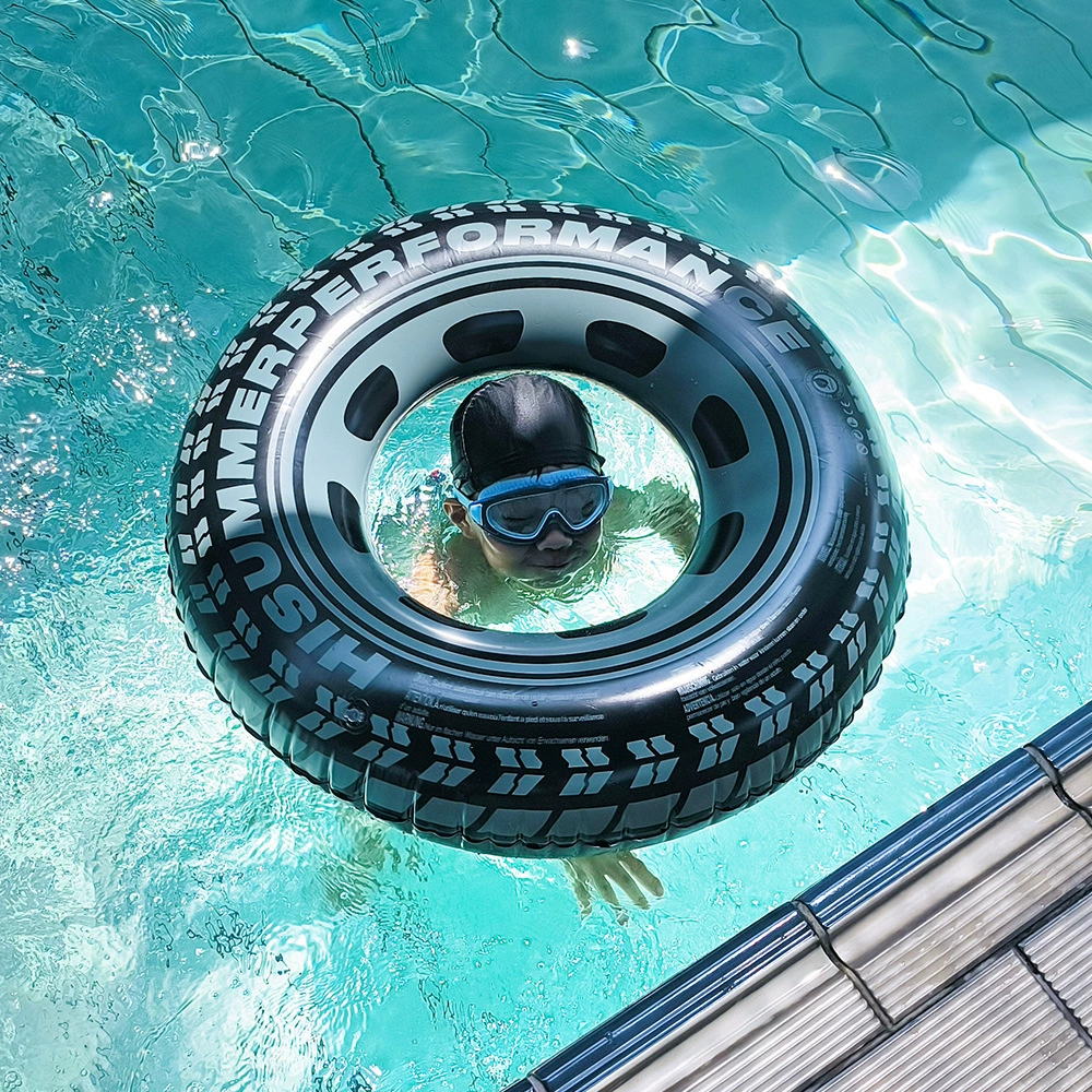 Трансграничная новая пневматическая шина плавательное кольцо для взрослых и детей с рисунком плавательное кольцо летняя водная Вечеринка плавающие принадлежности