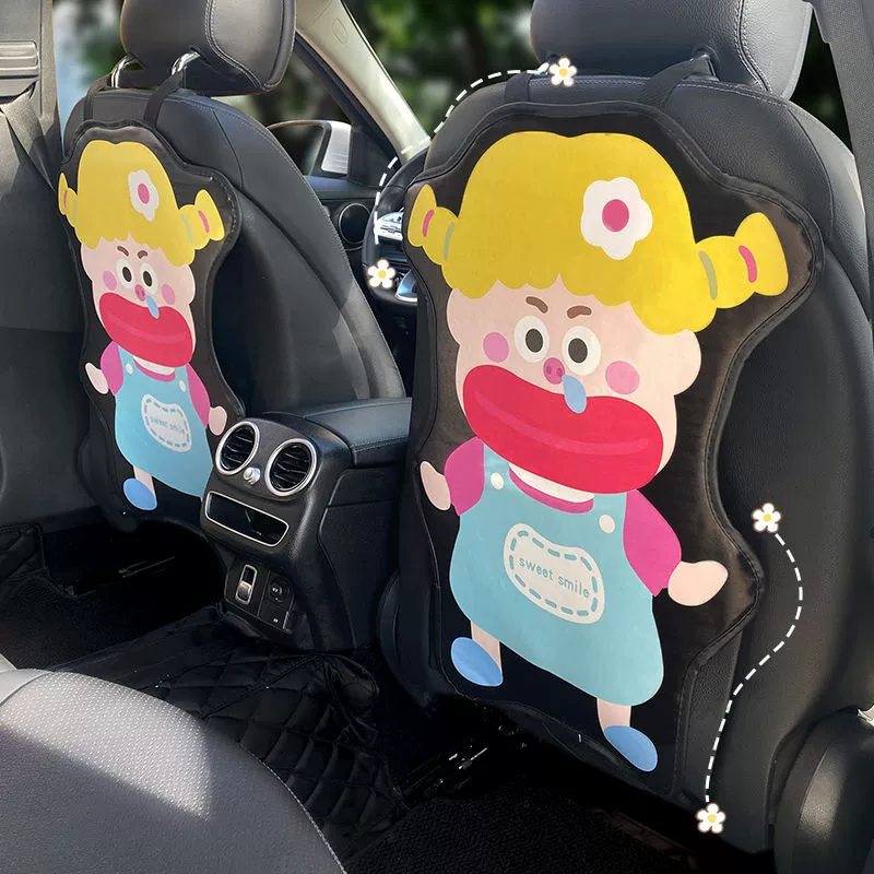 Интернет-знаменитость, противоскользящий коврик для девочек, детский противоскользящий коврик, мультяшный милый коврик для сиденья автомобиля с соплей, подушка на спинку