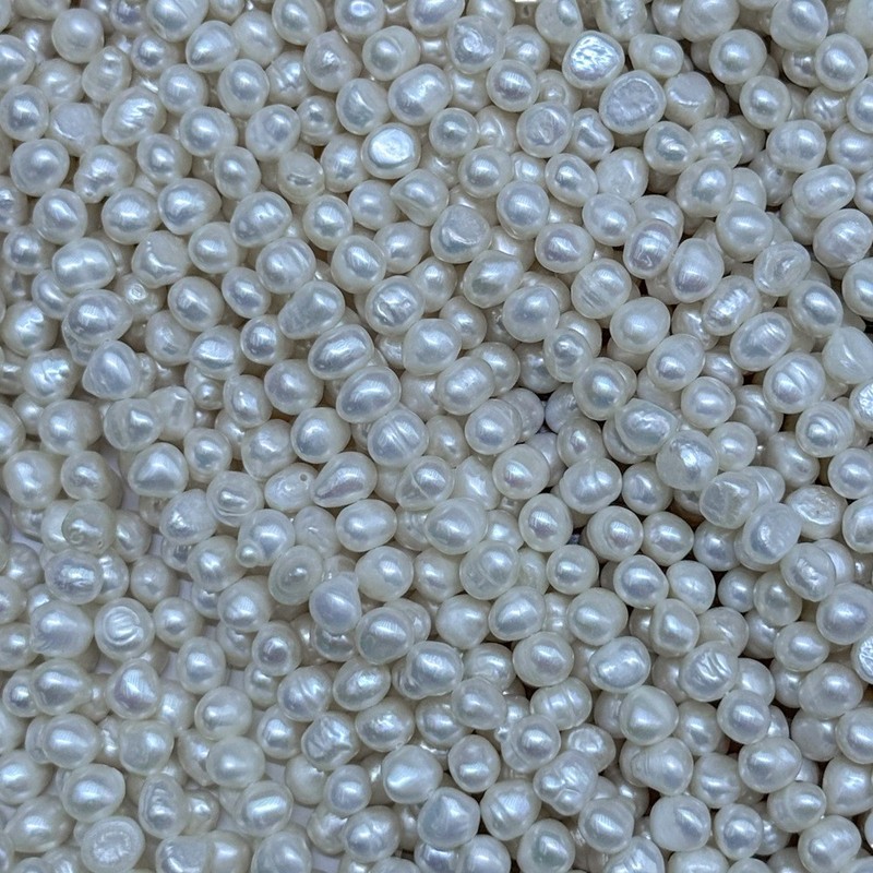 诸暨天然淡水珍珠7-8mm裸珠DIY项链手链时尚饰品配件散珠串珠珍珠|undefined