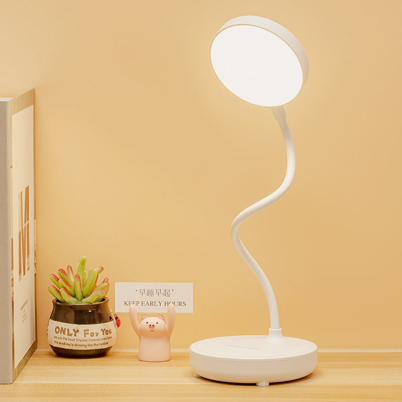 Creative folding table lamp led eye protection rechargeable children's dormitory reading table lamp USB night light gift table lamp