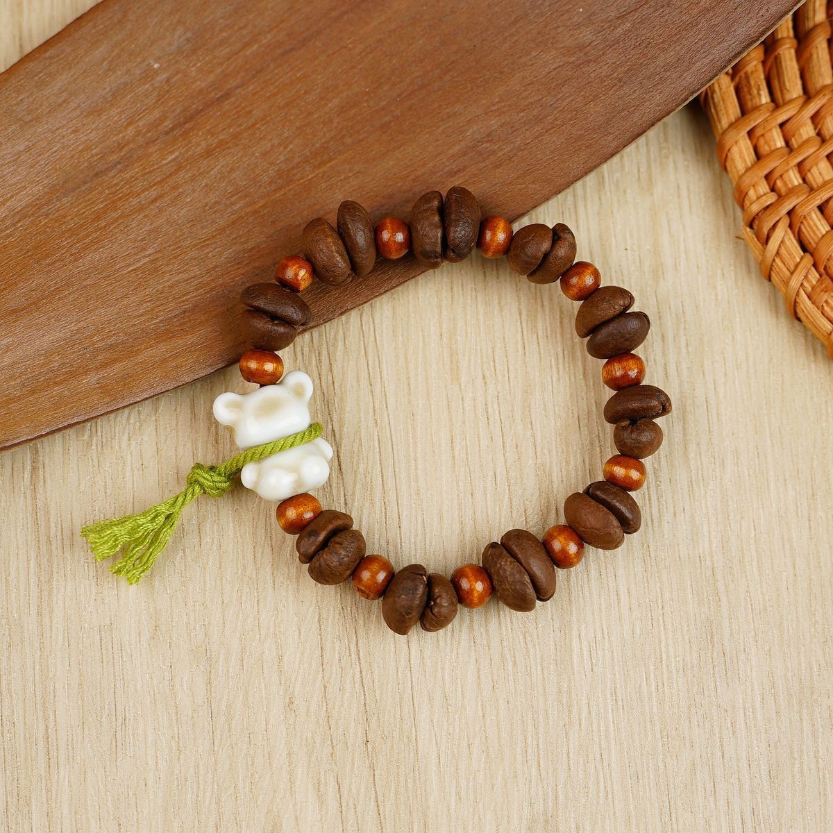 Jingdezhen pulsera de cerámica de verano mujer alta sensación galletas serie de gatos nicho diseño universal pulsera alta sensación