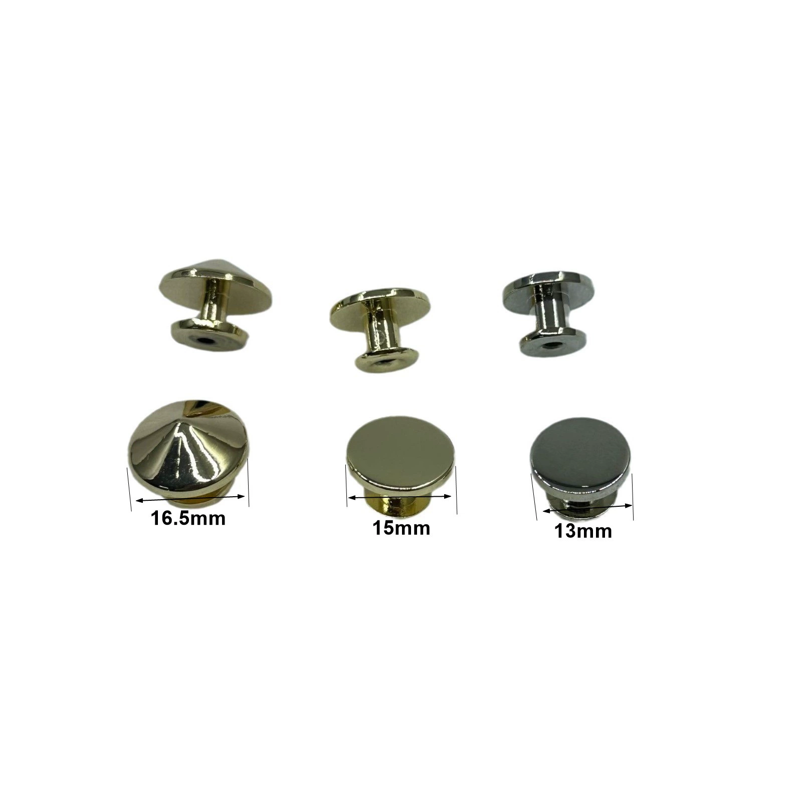 Кожаная сумка фиксированная декоративная пряжка подарочная коробка ручка высококачественный цинковый сплав двутавр 15 мм плоский винт