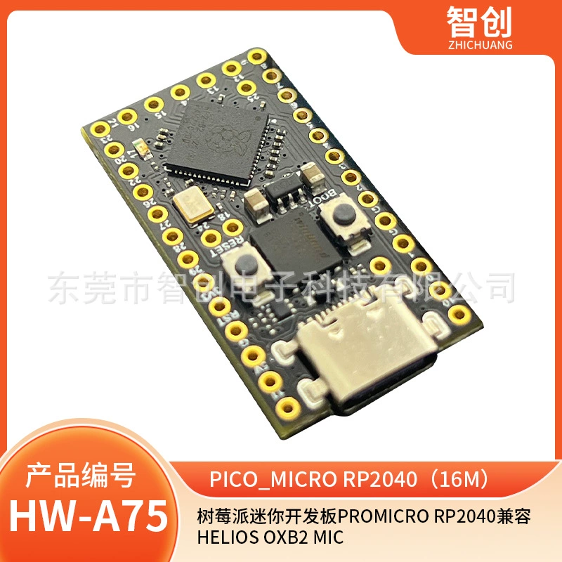 Плата разработки Raspberry Pi Pico mini Promicro RP2040 совместима с Helios Oxb2 Micropython
