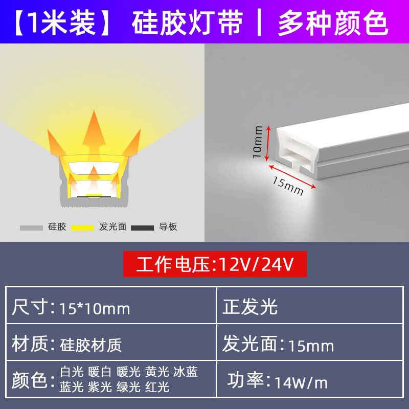LED built-in ceiling atmospheric travel light strip, custom-made