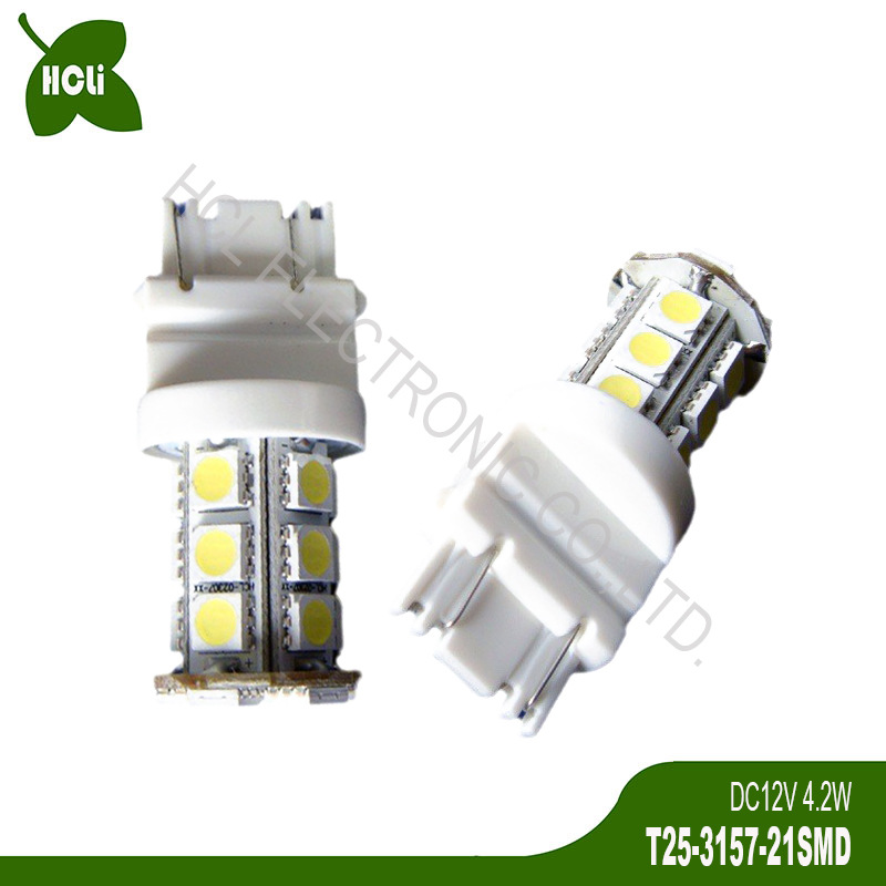 高品质 12V T25 3156 3157 P27/7W P27W led车尾灯 刹车灯 后雾灯