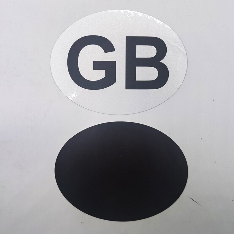 Al por mayor pegatinas de coche magnético impermeable protector solar GB pegatinas de fábrica directa etiqueta engomada del coche personalizable