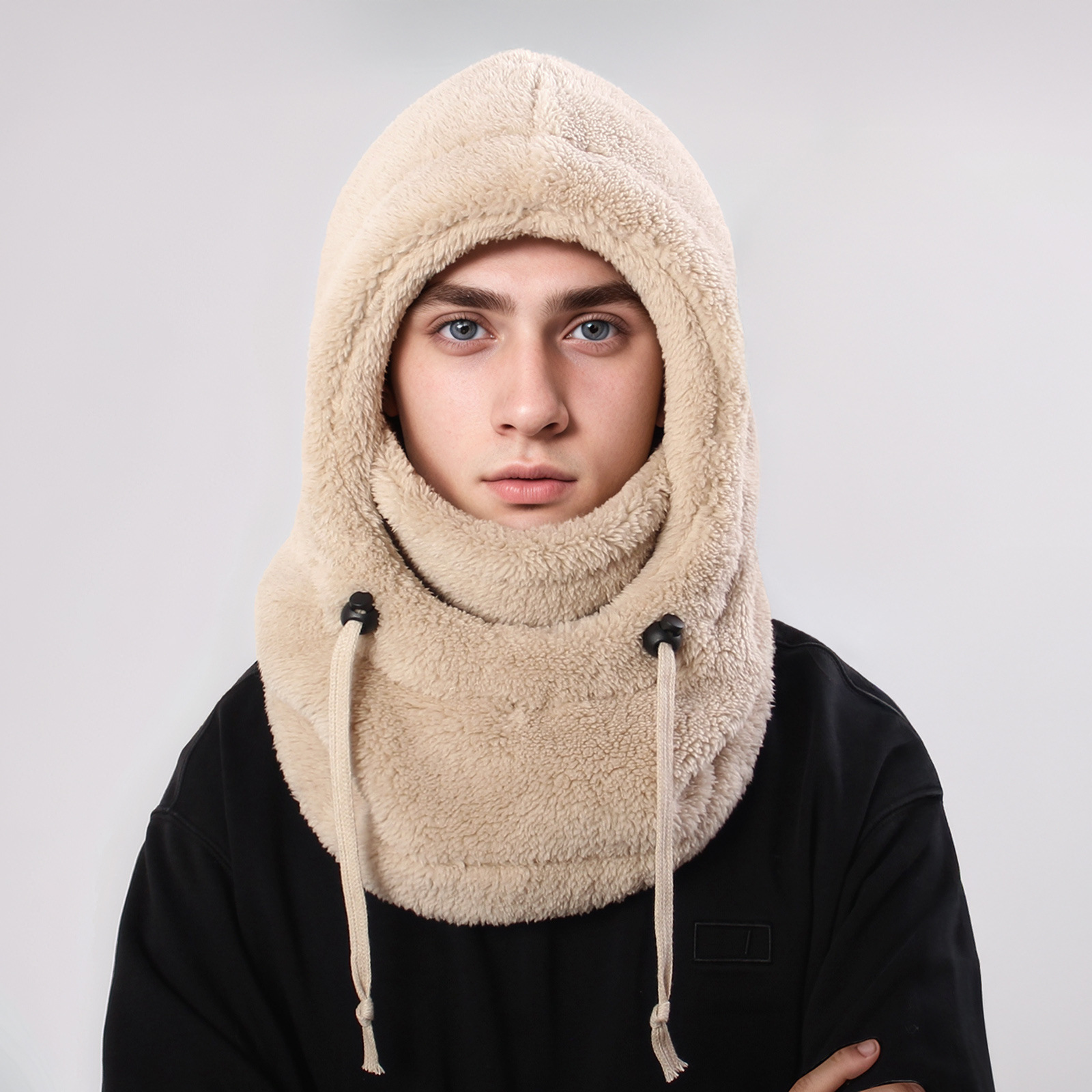 New Women Autumn Winter Warm Cycling Windproof Coldproof Hat Balaclava Face Shield Mask For Adults_voghion.com